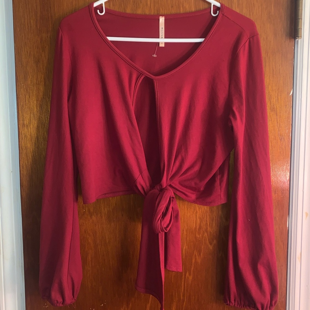 Red Crop Top